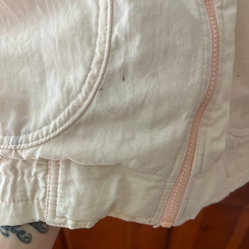 Vintage Weather Wise Betsy B Jacket Cream Pink Windbreaker Lightweight 90s M - Picture 7 of 10